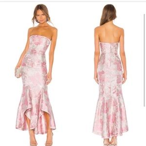 Lovers + Friends Urgonia Pink Tonal Gown Dress